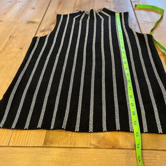 Anthropologie Black and Gray Striped Blouse - Picture 16 of 16